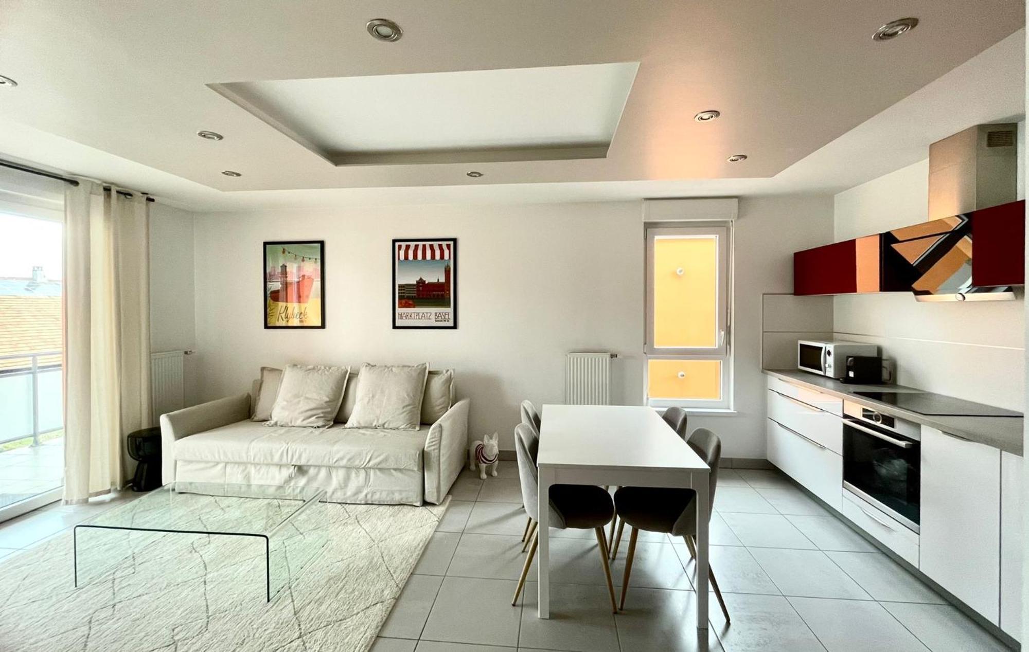 A Few Steps From Basel With Balcony And Free Private Parking Apartment Saint-Louis  Exterior foto
